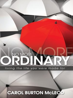 cover image of No More Ordinary